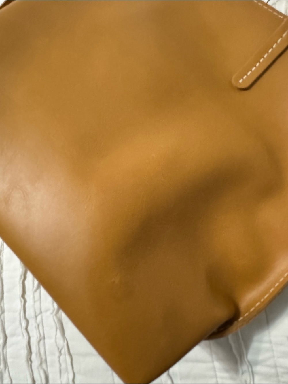 Portland Leather August Leather Mango Tote Bag - Picture 4 of 4